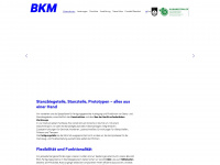 bkm-praezision.de Webseite Vorschau