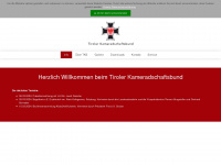 tiroler-kameradschaftsbund.at Webseite Vorschau