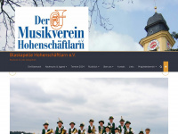 blaskapelle-hohenschaeftlarn.de Webseite Vorschau