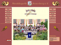 musikkapelle-beuerberg.de Webseite Vorschau