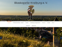 blaskapelle-kraiburg.de Webseite Vorschau