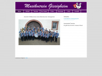 musikverein-gissigheim.de Webseite Vorschau