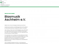 blasmusik-aschheim.de Webseite Vorschau