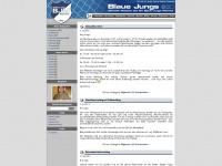 blauejungs.com Webseite Vorschau