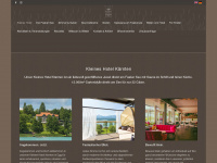 kleineshotel.at Webseite Vorschau