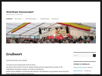 weinfest-donnersdorf.de Webseite Vorschau