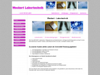 weckert-labortechnik.de Webseite Vorschau
