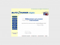 blitzkurier-allgaeu.de Webseite Vorschau
