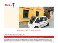 blitzblume-ingelheim.de Webseite Vorschau