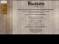 blockhuette-oberstaufen.de Webseite Vorschau