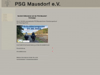 psg-mausdorf.de Webseite Vorschau