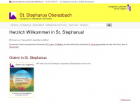 st-stephanus-oberasbach.de Webseite Vorschau