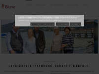 blume-gmbh.de Webseite Vorschau