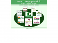 concept-gruen.info Webseite Vorschau