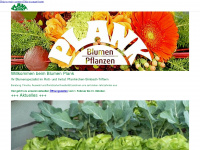 blumen-plank.de Webseite Vorschau
