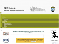 bpsv-hof.de Webseite Vorschau