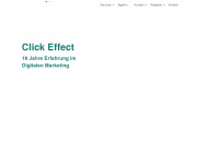 clickeffect.de Webseite Vorschau