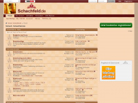 schachfeld.de Webseite Vorschau