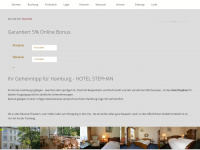 hotel-stephan.de Webseite Vorschau