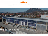 boeck-bau.de Webseite Vorschau