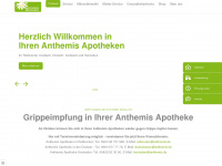 anthemis-apotheke.de Webseite Vorschau