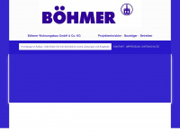 boehmer-bau.de Webseite Vorschau