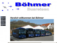 boehmer-bus.de Webseite Vorschau