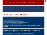 boehm-stickart.de Webseite Vorschau