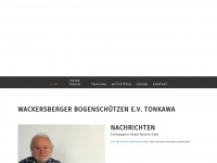 bogenschuetzen-tonkawa.de Webseite Vorschau
