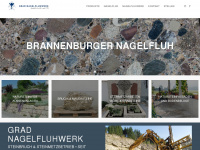 brannenburger-nagelfluh.de Webseite Vorschau