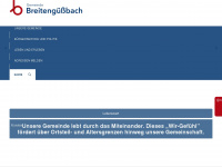 breitenguessbach.de Webseite Vorschau