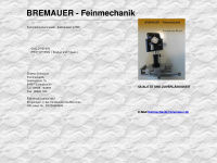 bremauer.de Webseite Vorschau