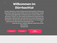 duerrbachtal.de Webseite Vorschau