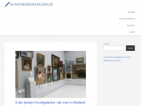 kunstmessemuenchen.de Webseite Vorschau