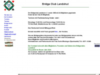 bridgeclub-landshut.de Webseite Vorschau