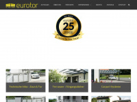 eurotor.at Webseite Vorschau