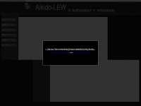 aikido-lew.de Webseite Vorschau