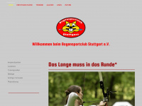 bogensportclub-stuttgart.de Webseite Vorschau