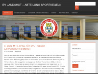 evl-sportkegeln.com Webseite Vorschau
