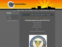 ptsv-hof-schuetzen.de Webseite Vorschau