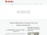 berschneider-putz.de Webseite Vorschau