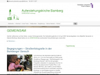 auferstehungskirche-bamberg.de Webseite Vorschau