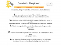 buckfast-koeniginnen.de Webseite Vorschau
