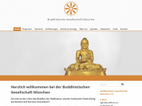 buddhismus-muenchen.de Webseite Vorschau