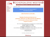 buechergalerie-westend.de Webseite Vorschau