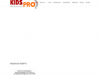 kidspro.de Webseite Vorschau