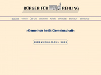 buerger-fuer-rehling.de Webseite Vorschau