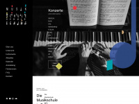 musikschule-eching.de Webseite Vorschau