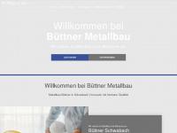 buettner-metall.de Webseite Vorschau