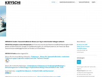 kryschi.de Webseite Vorschau